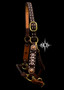 Simple Buckstitch lariat Nose, concho adjustable leather chin Name Halter***