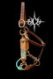 Hide Cheek  lariat Nose, adjustable leather chin Halter***