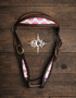 Pink Donut Browband Headstall