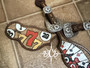 Full Hand Tooled Gambler Spur Strap