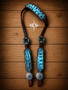 Simple Caribbean Hornback Headstall Only