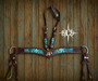 Buckstitch Inlay Tripping Collar with Headstall