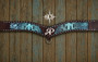 Buckstitch Inlay Tripping Collar with Headstall