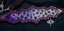 Purple Cheetah Full Crystal Tack Set