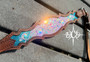 "The Fancy-Like" Ombre teal - white Crystal Tack Set