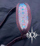 "The Fancy-Like" Ombre teal - white Crystal Tack Set