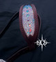"The Fancy-Like" Ombre teal - white Crystal Tack Set