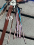 "The Fancy-Like" Ombre teal - white Crystal Tack Set