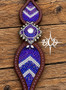 Purple Velvet Tack Set