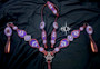 Purple Velvet Tack Set