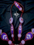 Purple Velvet Tack Set