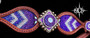 Purple Velvet Tack Set