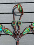 Green Envy Crystal Tack Set