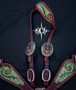 "Green Envy" Crystal One Ear Headstall Only