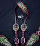 "Green Envy" Crystal One Ear Headstall Only