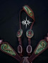 "Green Envy" Crystal One Ear Headstall Only