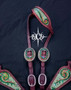 "Green Envy" Crystal One Ear Headstall Only