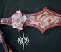 Rose White and Rose Gold Crystal Breastcollar Only