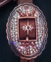 Rose White and Rose Gold Crystal Breastcollar Only