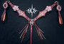 Rose White and Rose Gold Crystal Breastcollar Only