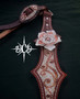 Rose White and Rose Gold Crystal Breastcollar Only
