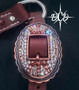 Rose White and Rose Gold Crystal Breastcollar Only
