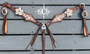 Rose White and Rose Gold Crystal Breastcollar Only