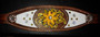 Painted Sunflower White Inlay Halter Painted Sunflower White Inlay Halter