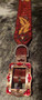 Red Feather Dog Collar