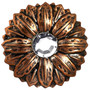 1.5" Copper Sunflower Concho Crystal Center 1.5" Copper Sunflower Concho Crystal Center