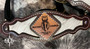 2 tone Diamond Brand Center Cowhide Halter