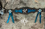 Brand Blue & Teal Tassel Breastcollar*** Brand Blue & Teal Tassel Breastcollar***