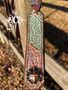 Rose Gold Glitter Turquoise Foral Headstall*** Rose Gold Glitter Turquoise Foral Headstall***