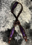 Purply Python spot trim HEADSTALL ONLY* Purply Python spot trim HEADSTALL ONLY*