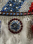 Rope Edge Patriotic STAR Crystal Concho 1.5" Rope Edge Patriotic STAR Crystal Concho 1.5"