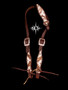 Aztec Copper Bronze Headstall