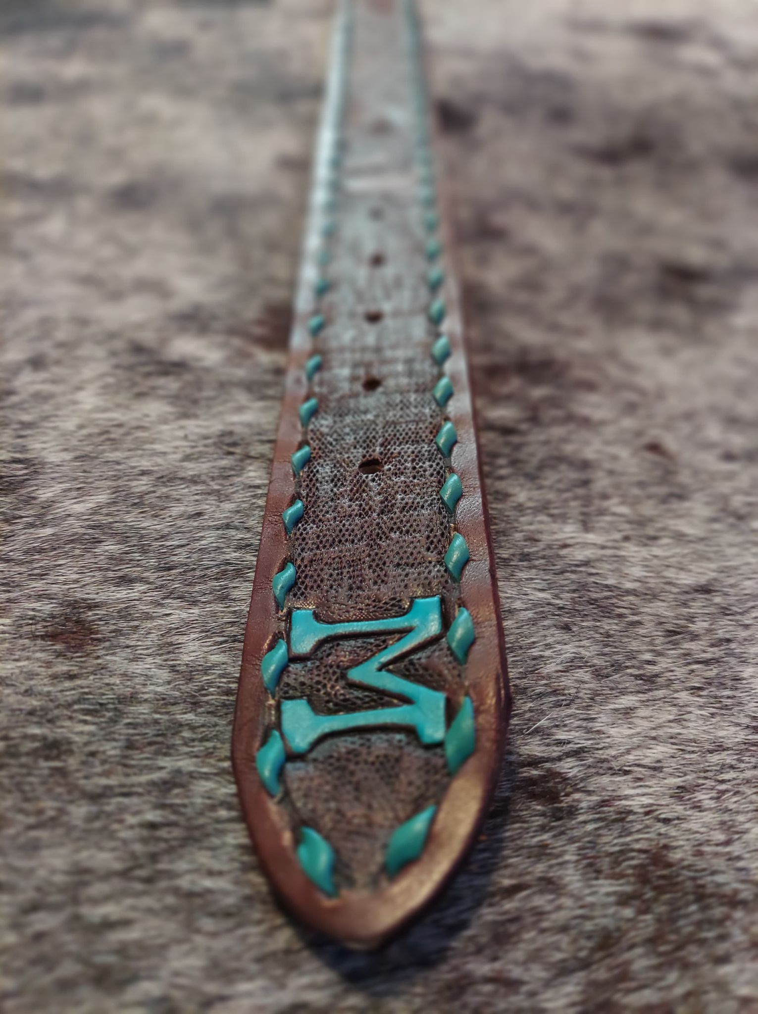 Cactus Belt Buck Stitch