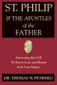 As with his other books, Dr. Thomas W. Petrisko continues to shine a bright light on God Our Father during this critical period in history. His hopes are simple. He wants all mankind to turn back to its Eternal Father. Through Mary our Mother, Jesus our Savior and the Holy Spirit, Dr. Petrisko argues that we are being led to the Arms and Heart of the Father, whose grace and mercy can save the world at this perilous time in history. 
 
St. Philip and the Apostles of the Father is a call to the faithful toconsecrate themselves to the Father, to spread the truth of His great love for His children, and to help work to bring a feast in 
the Catholic Church in His honor: The Solemnity of the Divine Paternal Heart: The Feast of the Father of All Mankind. 
 
Finally, Dr. Petrisko invites the readers of St. Philip and the Apostles of the Father to join him in this effort to bring all to better know, love, and honor our Heavenly Father, by starting a God Our 
Father Center in your community, town or state.
