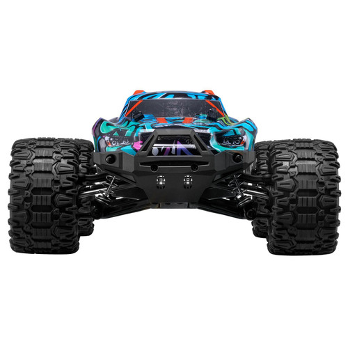 Remote Control Car, 1:14 Scale RC Car for Kids, All Terrain 4WD Off-Road Truck with 1 Extra Car Shell, 45° Wheelie & Adjustable Speed, 42 km/h Hobby RC Car Toy, for 8+ Year Boys Girls
