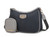 MKF Collection Freya Women Crossbody Bag and Pouch by Mia K
