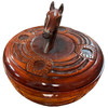 Wooden Tray with Horse and Pestle