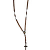 Wooden Rosary San Miguel (Brown Thread)