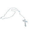 Phosphorescent White Plastic Rosary