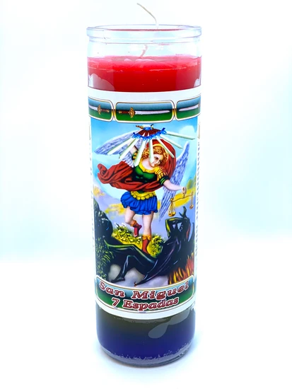 Seven Swords Saint Michael Candle