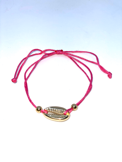 Golden Cowrie Shell Bracelet