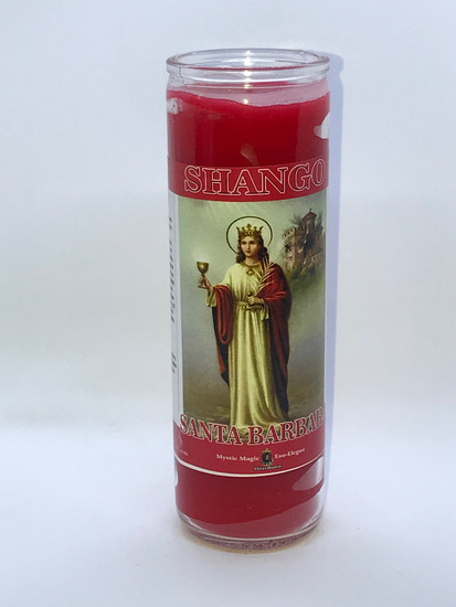 Saint Barbara Candle