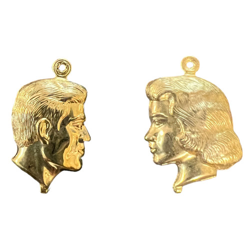Man and Woman Head Beads