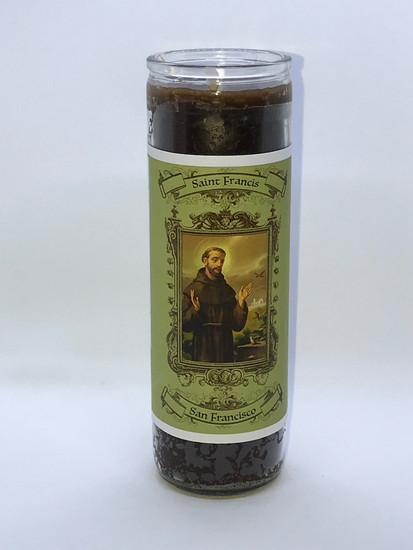 San Francis of Assisi Ritual Candle