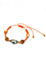 Pulcera Macrame Ojo (Orange)
