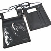 5" x 6"  Black Travel Pouch Zipper Necklace w/ Multi Compartments .95 ea